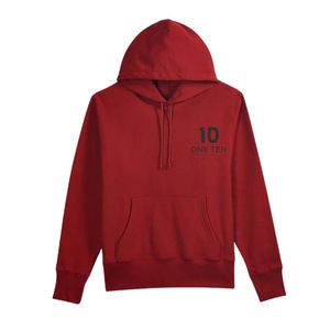 Sudadera con Capucha Roja de Corte Holgado, Sudadera Informal de Forro Polar para Hombre, Prenda Superior de Manga Larga Suave y Cálida, Ropa Urbana Personalizada - Product Image 2