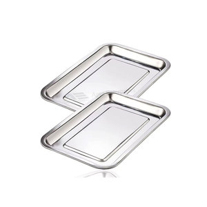 Plateau pour procédures dentaires, outils de laboratoire, instruments manuels, acier inoxydable chirurgical médical de haute qualité - Product Image 6