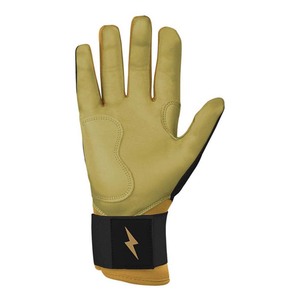 Guantes de Béisbol de Cuero Personalizados para Zurdos, Cierre de Gancho y Bucle, Transpirables, Ligeros, para Adultos, Puño Corto, para Bateo - Product Image 4