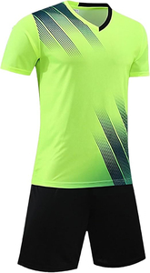 Ensemble de maillot d'arbitre de football professionnel personnalisable, 100% polyester, uniforme sportif d'été personnalisé pour les arbitres de football - Product Image 6