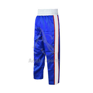 Pantalones de Artes Marciales Personalizados de Satén para Boxeo, Cintura Elástica, Ligeros, 220g, Ropa de Entrenamiento OEM - Product Image 3