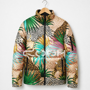 Chaqueta Acolchada Reversible de Alta Calidad Cosh International, Ligera, con Estampado Animal en Sublimación 3D, Abrigo Térmico para Exteriores - Product Image 4
