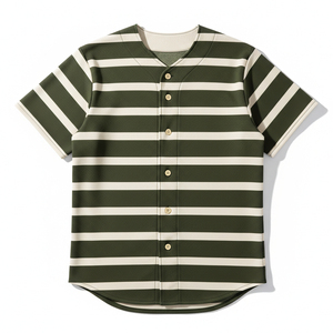 Maillots de baseball vierges en gros – T-shirts de sport unis pour impression, broderie, logo personnalisé, uniformes d'équipe, vêtements pour hommes - Product Image 1