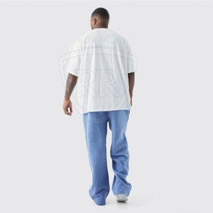 Pantalones Deportivos Holgados de Corte Recto con Cintura Ajustable con Cordón, Casuales para el Día a Día, 100% Algodón, Gruesos y Transpirables - Product Image 6
