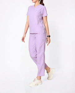 2026 Top Selling Summer Hospital Uniforms Medical Breathable Scrubs Nurse Short Sleeve New Color Scrub Suit Unisex <b>Nursing</b> Scrub - Product Image 5