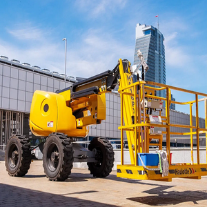 Plataforma elevadora hidráulica autopropulsada telescópica articulada de alta alcance de 10 a 56 m para proyectos de construcción - Product Image 2