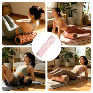 Rouleau de massage en mousse en gros, ensemble complet pour la relaxation musculaire, bâton de yoga, barre à picots haute densité solide pour le massage des jambes à domicile et la gym - Product Image 6