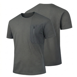 T-shirts pour hommes en coton 100% de haute qualité, 260g, coupe ample, personnalisables, impression possible. - Product Image 4