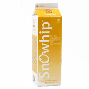 Crema No Láctea en Oferta, Etiqueta Privada Personalizada, Crema No Láctea Snowhip para Uso en Panadería HALAL, 1 kg, Postres, Buen Precio - Product Image 1