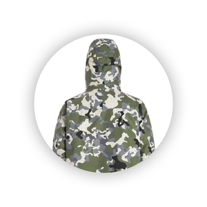 Veste de chasse imperméable camouflage pour homme, veste tactique softshell thermique en polaire à capuche coupe-vent pour la randonnée en plein air - Product Image 4