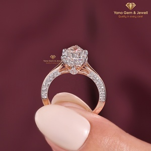 Anillo de Oro Sólido de 14K, Color E, Claridad VVS2, Corte Pera Elegante, Regalo Precioso para Novia, 3.00 Quilates, Diamante Cultivado en Laboratorio con Certificación IGI CVD - Product Image 4