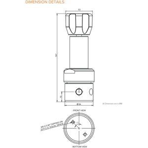 Regulador de presión de gas tipo pistón, hasta 400 bar (PRG4HP) Control de servicio pesado para instrumentación - Product Image 3