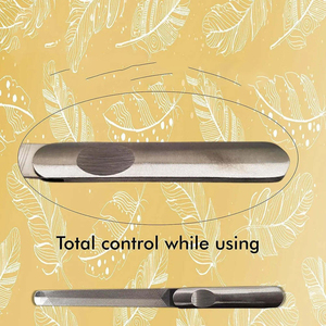Lime à ongles professionnelle double face en acier inoxydable, instrument de manucure et pédicure de haute qualité - Product Image 5