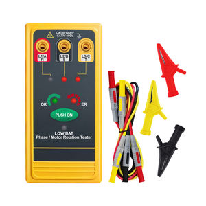 Indicador de Secuencia de Fases de Alta Calidad, Probador de Rotación de Motores, Comprobador de Secuencia Trifásica para Verificar la Dirección de Rotación de Motores - Product Image 1