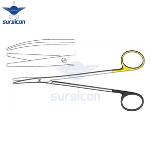 Tijeras de Ligadura Curvas de 14.5 cm / 5-3/4 Pulgadas con Microdentado Super Cut TC, Instrumento Quirúrgico Médico de Precisión - Product Image 3