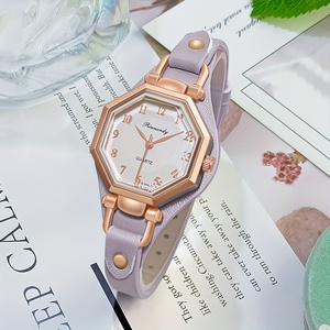 Reloj de Pulsera Casual Analógico para Mujer 192058 con Correa de Cuero PU, Relojes de Cuarzo de Lujo, Regalo para Mujer - Product Image 6