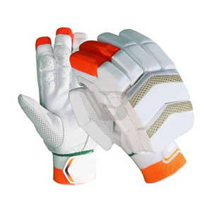 Guantes de Cricket Personalizados 2026, Cómodos, Profesionales, Hechos a Medida, de Cuero, con Cierre de Hebilla Ambidiestro - Product Image 1