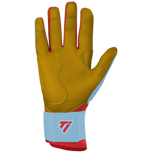 Wholesale Custom Baseball Batting Gloves Leather Grip Professional Batting Gloves for Baseball - Product Image 4
