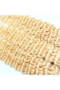 Extensiones de Cabello Humano Remy Indio NAJIR HAIR HUB, Rizado, Pre-Enlazadas, 100 g, Color Rubio 1 - Product Image 2