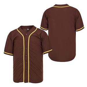 Fabricant pakistanais d'uniformes de baseball, vêtements de baseball à boutons, maillot de baseball uni, maillot de baseball de couleur unie - Product Image 1