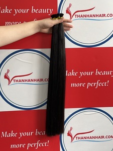 Super venta de extensiones de cabello liso de hueso negro a granel 100% Super alta calidad cabello humano vietnamita sin enredos grande en Stock - Product Image 6