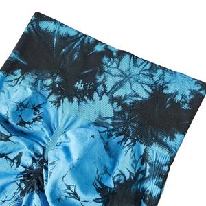 Leggings Deportivos de Yoga con Tie Dye y Logotipo Personalizado para Mujer, Pantalones de Fitness de Cintura Alta con Tie Dye, Pantalones Deportivos para Correr - Product Image 3