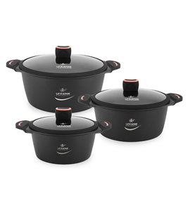 Juego de Utensilios de Cocina de 6 Piezas con Revestimiento de Titanio, Superficie Antiadherente y Base de Inducción - Product Image 1