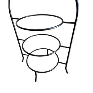 Support à gâteaux à 3 niveaux en métal, grille de refroidissement en fer pour gâteaux, support de gâteau de Pâques pour la cuisine, décoration de table de mariage, élégant présentoir à gâteaux à étages - Product Image 2
