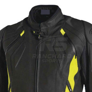 Premium Motorbike Leather Jacket Men Protective Riding Gear Durable Racing Outdoor Streetwear Fashion Slim Fit High Quality Wear - Product Image 6