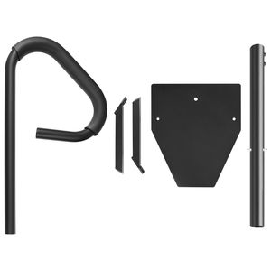 Corrimano Girevole a 360° per Vasca Idromassaggio, Altezza Regolabile 35'-57', Corrimano Laterale e Gradino in Alluminio Antiruggine per Piscine e Spa - Product Image 6