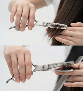 Ciseaux professionnels en acier inoxydable pour la coupe des cheveux, ciseaux de coiffure pour barbier, ciseaux de coupe de cheveux pour salon - Product Image 5