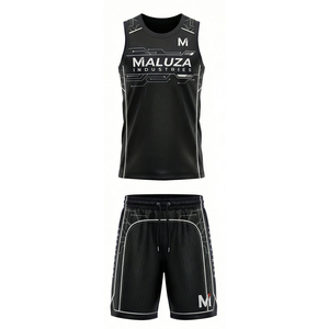 Ensemble de maillots de basket respirants de haute qualité, uniformes personnalisés pour équipes, fabricant OEM ODM, été, grandes tailles, imprimés - Product Image 1