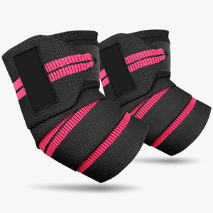 2026 Protector de Rodilla y Codo Unisex Personalizable con Logo para Entrenamiento en Gimnasio, Soporte Elástico Ajustable Suave para Levantamiento de Pesas - Product Image 1