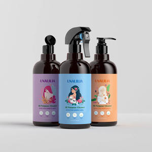 500ml Amber PET <b>Plastic</b> Trigger Spray Bottle for Custom <b>Cleaner</b> Packaging - Product Image 1