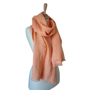 Écharpes et étoles classiques traditionnelles en coton et lin pour femmes, accessoire de mode pour tous les jours - Product Image 4