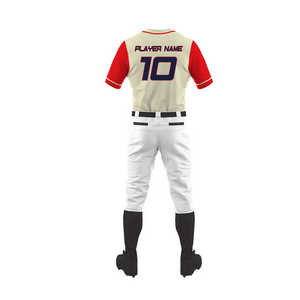 Uniforme de Béisbol de Alta Calidad, Logotipo Personalizado, OEM, ODM, Ligero, Absorbente de Humedad, Fabricante - Product Image 3