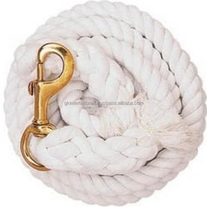 Cordes de plomb en coton cheval plusieurs couleurs cheval plomb corde pied robuste Poly laiton Snap bonne qualité - Product Image 4