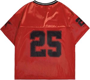 Jersey <b>Shirts</b> Y2K Graphic Tees Oversized Streetwear <b>T</b> <b>Shirt</b> V Neck Football Jersey - Product Image 4