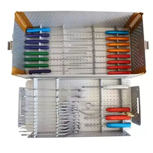 Instrumentos Quirúrgicos Ortopédicos Manuales para Artroscopia de Hombro, Duraderos, Reutilizables, de Acero Inoxidable, con Caja de Esterilización - Product Image 1