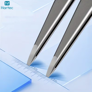 Precision Stainless Steel Slant & <b>Pointed</b> Tip Tweezer, All In One Eyebrow Tweezers Hair Puller Esthetician Beauty <b>Tools</b> - Product Image 3