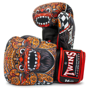 Professional Twins Sparring Gloves 16 Oz <b>Strap</b> Closure Adult Martial Arts Twins Gears Cowhide Leather UV Protection Twins Gloves - Product Image 1