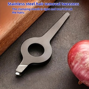 Pinzas Profesionales Personalizadas de Acero Inoxidable con Punta Recta, Mango Hueco, Duraderas, Ligeras y Precisas para Dar Forma a las Cejas - Product Image 6