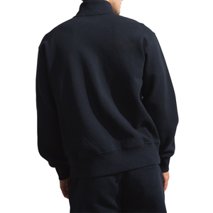 เสื้อสเวตเชิ้ตผู้ชายแบบซิป ¼  ทรงปกติ สีพื้น ผ้าฝ้ายเฟรนช์เทอร์รี่ สวมใส่สบายๆ สำหรับฤดูใบไม้ร่วง - Product Image 2