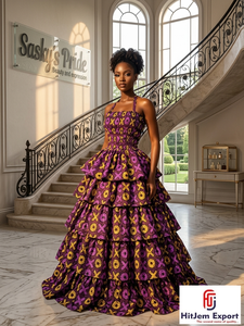 Tissu Ankara 100% Coton Imprimé Wax Africain Personnalisé pour Fabricants de Vêtements au Nigeria, au Ghana et au Sénégal – Textile Africain en Gros - Product Image 3