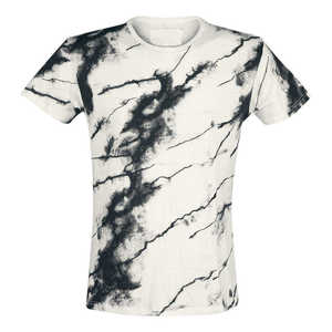 T-shirt à manches courtes pour homme de qualité supérieure, impression par sublimation, coupe ajustée, col rond, polyester/coton, respirant, tie-dye - Product Image 2