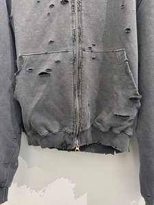 Sudadera con Capucha para Hombre Nesta Sports con Logotipo Personalizado Bordado, 100% Algodón, Lavado Vintage, Estilo Desgastado, Lavado Ácido - Product Image 3