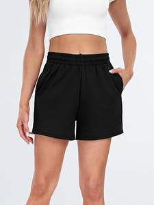 Shorts de sport d'été pour femmes de haute qualité, respirants, à séchage rapide, multicolores, taille haute, en molleton - Product Image 4