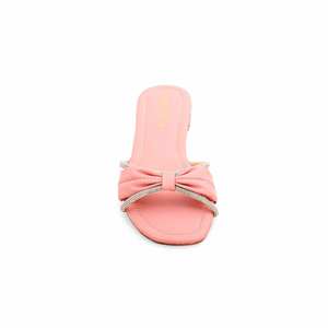 Pantoufles Formelles Rose Pour Femmes - Product Image 1