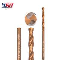 Jeu de forets XKIT M35 2,0 mm Co5% HSS Cobalt D338, pointe fendue à 135 degrés pour l'acier inoxydable et l'aluminium