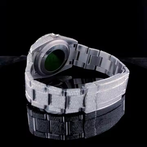 Reloj de Pulsera de Lujo, Mecánico, con Diamantes, de Acero Inoxidable, Dos Tonos, Dorado y Plateado, para Regalo, Clásico y Elegante - Product Image 4